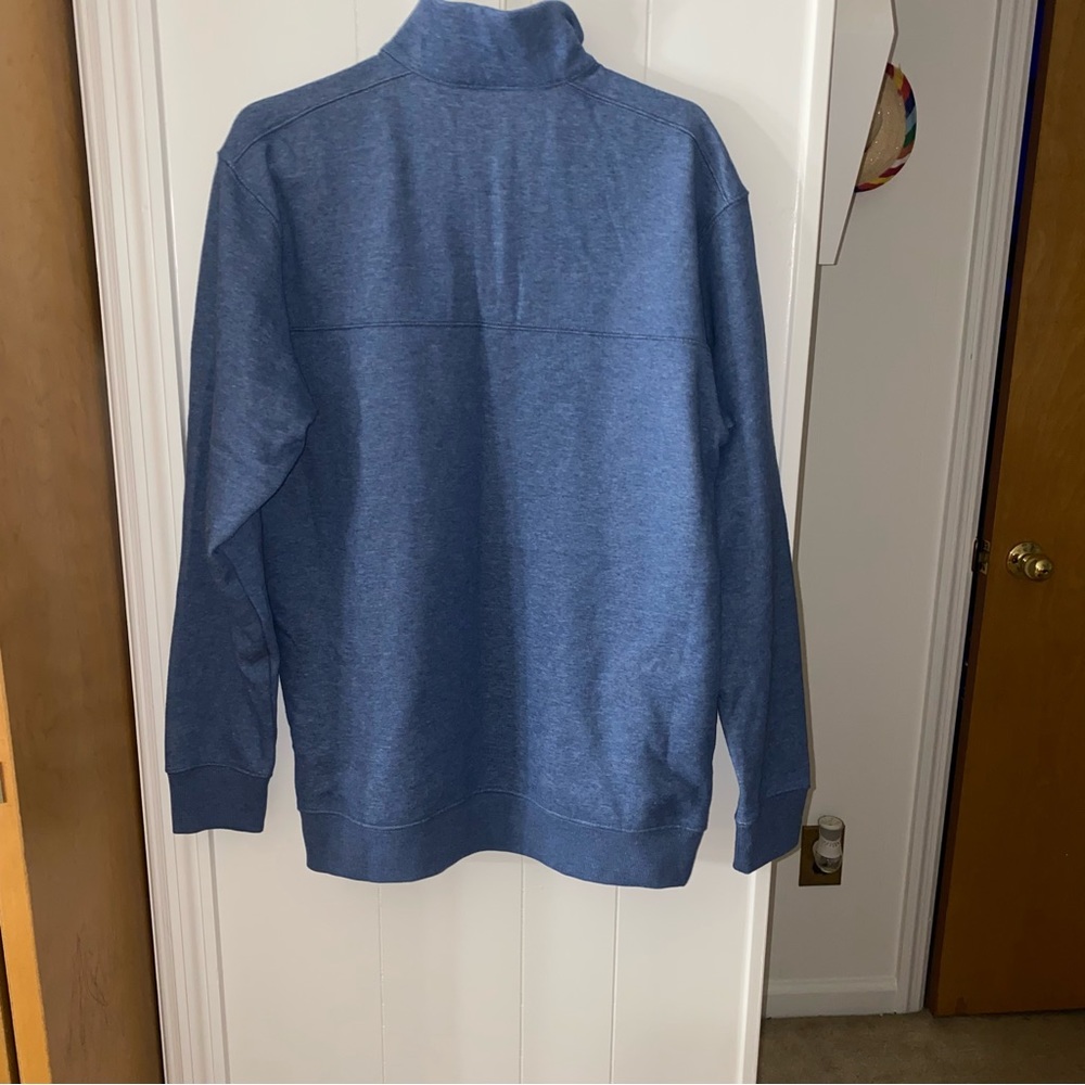 Columbia Men's Hart Mountain II Carbon Heather 1/2 Zip Long Sleeve. Size M - Picture 5 of 6